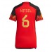 België Axel Witsel #6 Voetbalkleding Thuisshirt Dames WK 2022 Korte Mouwen